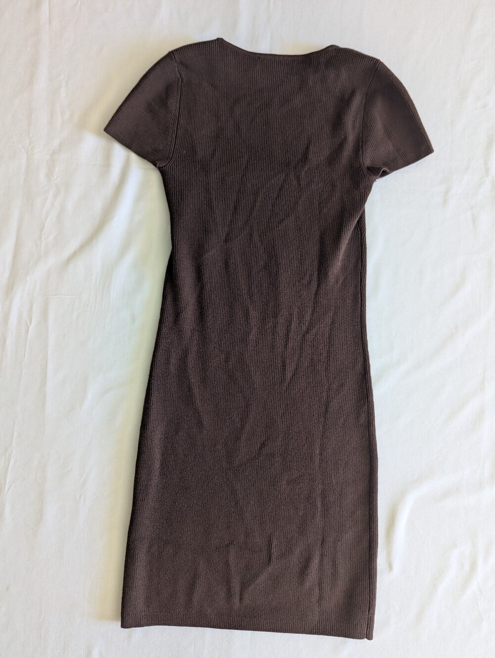 Babaton Emerge Sweater Dress In Coffee Bean Brown - Picture 10 of 13